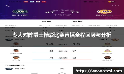 湖人对阵爵士精彩比赛直播全程回顾与分析